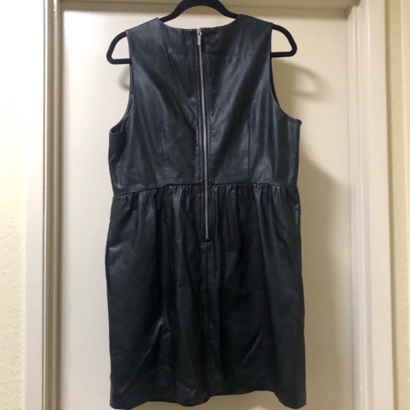 Michael Kors Faux Leather Dress - Picture 4 of 8